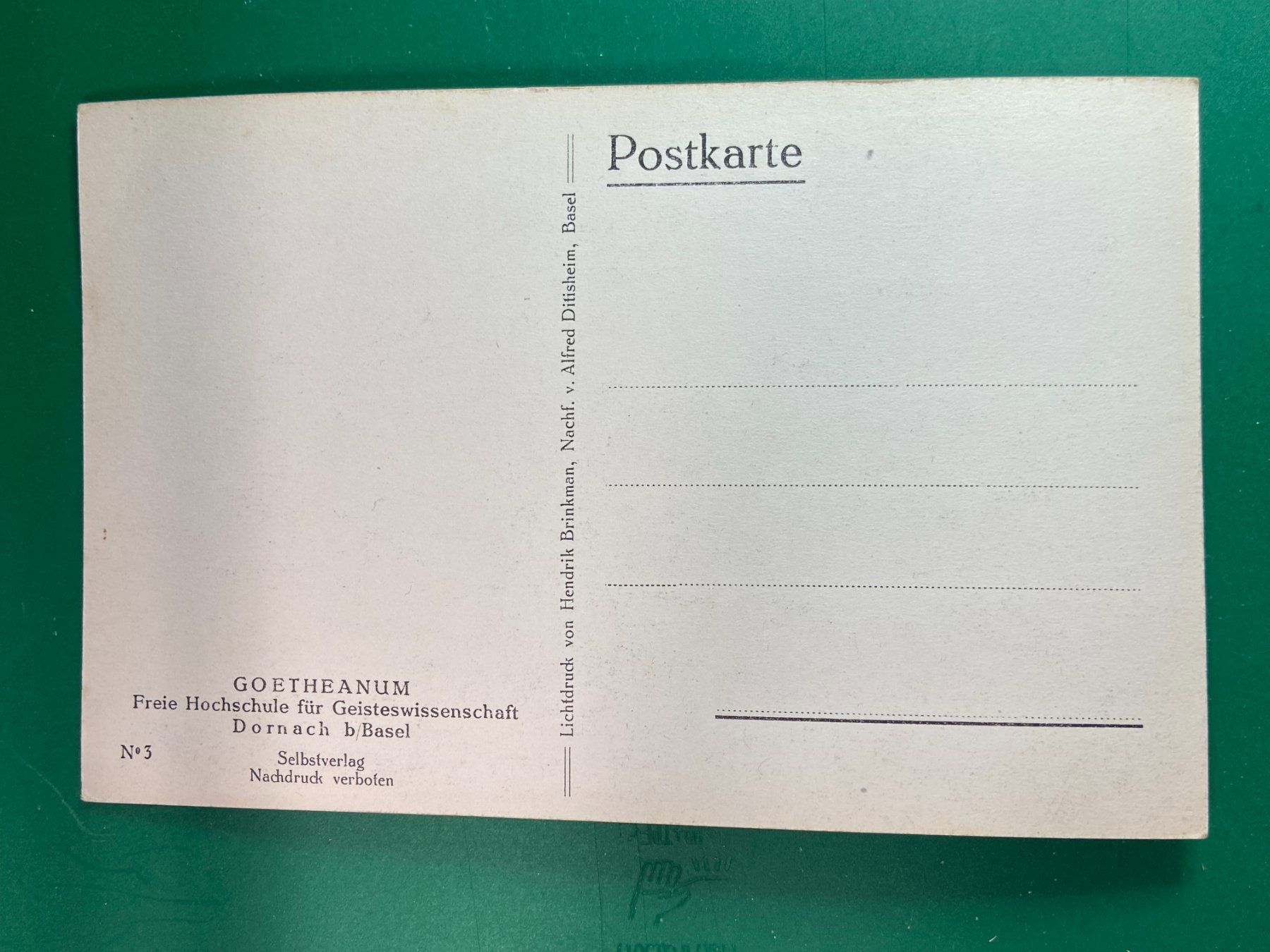 Cartoline postali: Goetheanum - Dornach – Usato da Steg VS venduto da danwer74 1