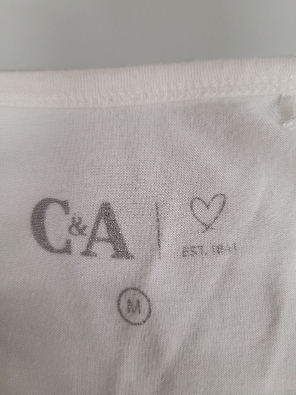 C&A T-shirt: C&A T-shirt blanc M – Usato da Lausanne venduto da PlusValue_Lausanne 2