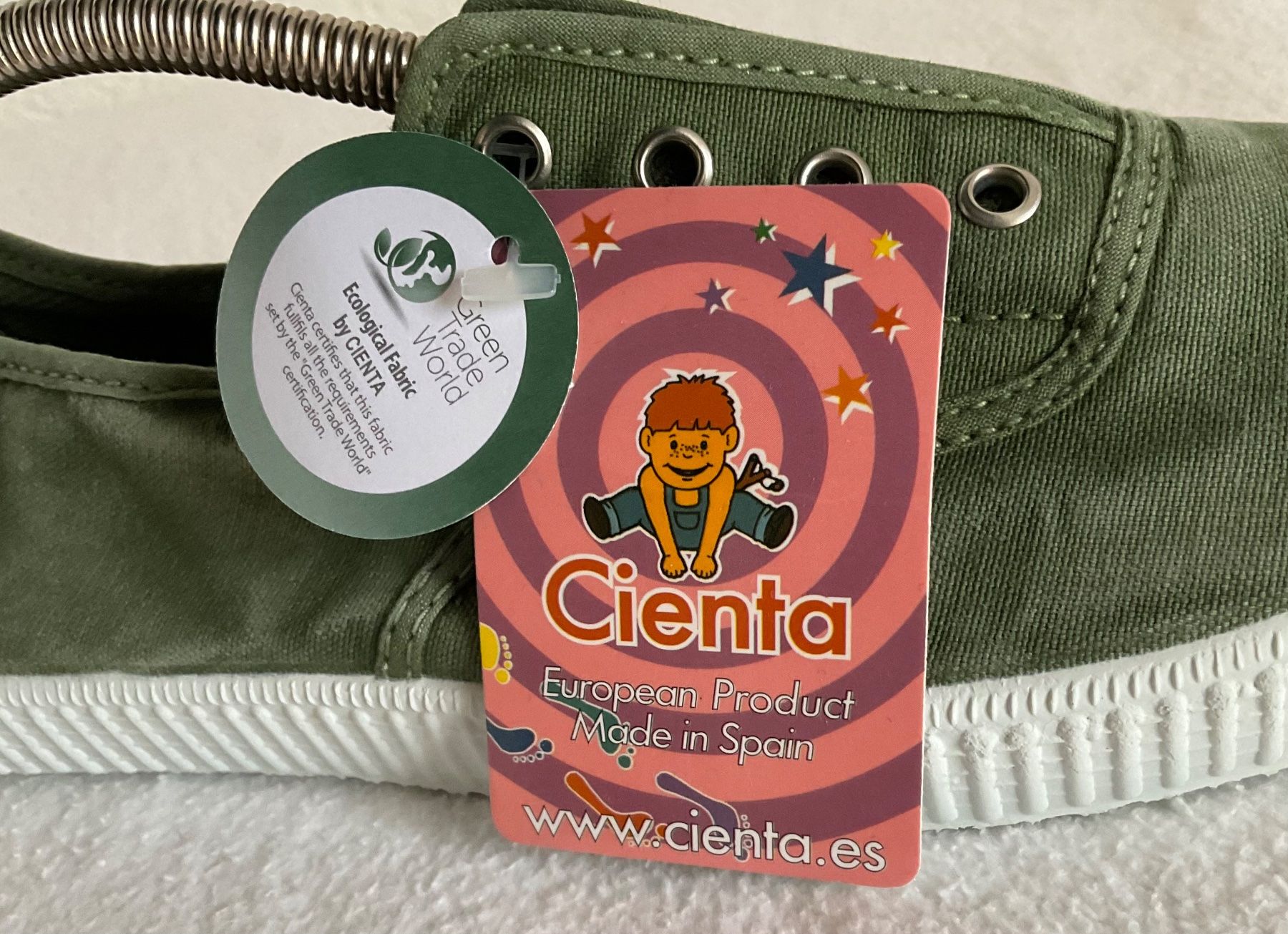 Scarpe da uomo: Cienta : baskets vert effet délavé – Nuovo (secondo la descrizione) da Corseaux venduto da Mililaforet75 3