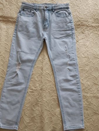 Coole Jungen Jeans Hose 28/30 Hellblau Top
