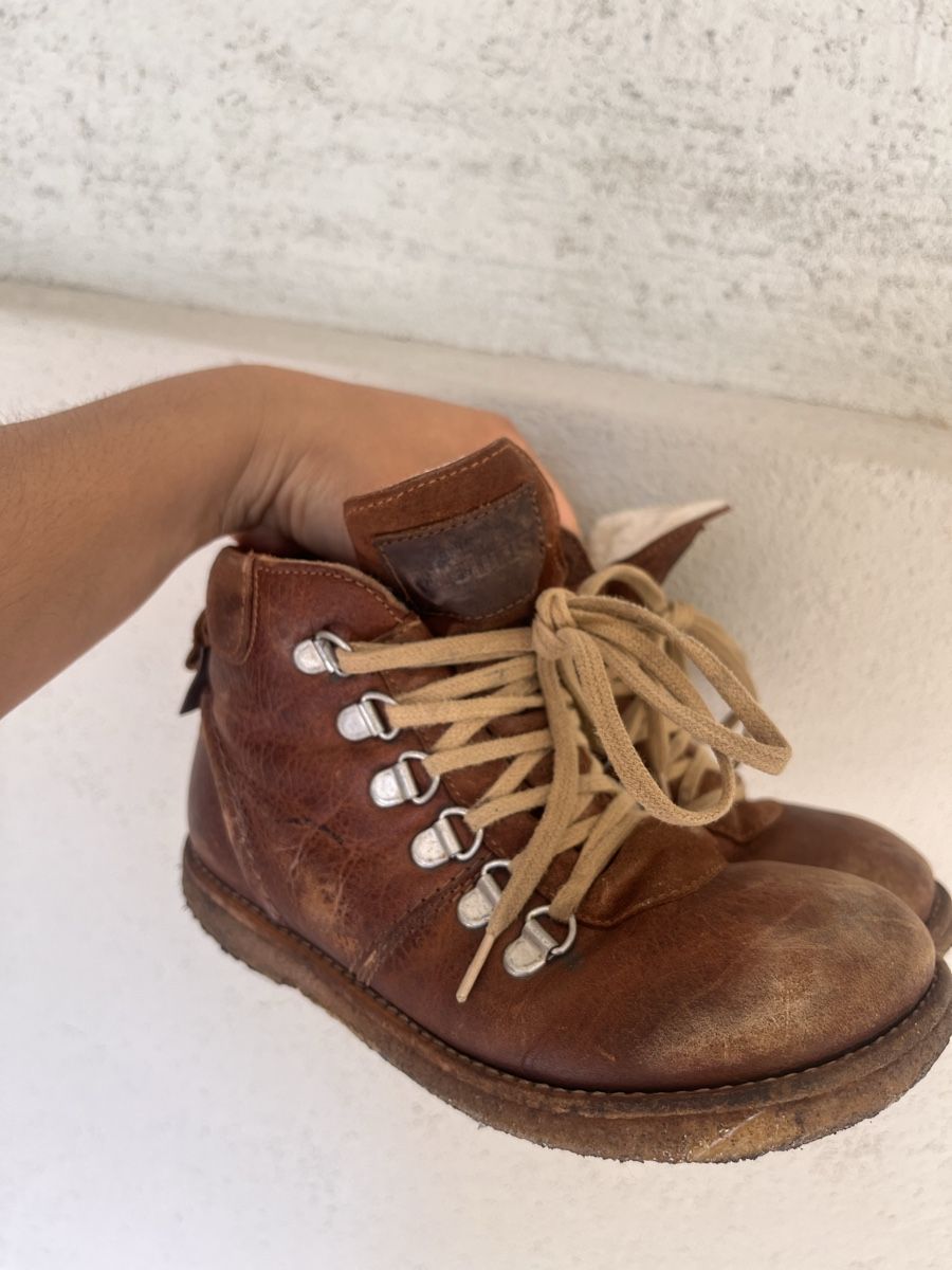 Scarpe per ragazzi: Lederschuhe mit Wolle Angulus Gr. 31 Kinderschuh – Usato da Basel venduto da luk_stein