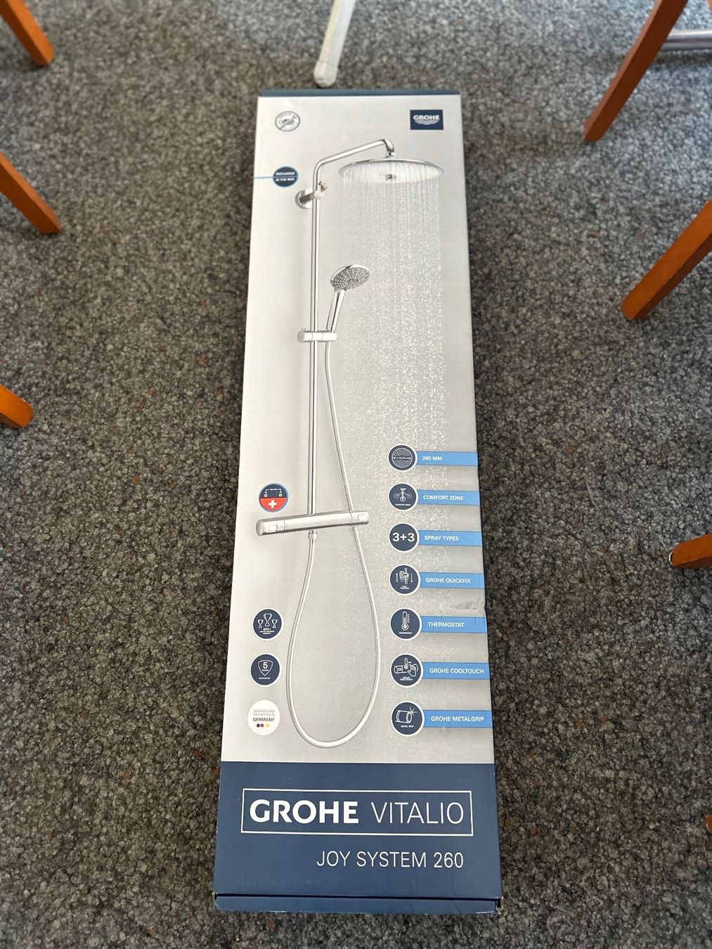 Grohe Docce: GROHE VITALO JOY SYSTEM 260 ,, NEU ,, – Nuovo e nell'imballaggio originale da Weissbad venduto da Usw63