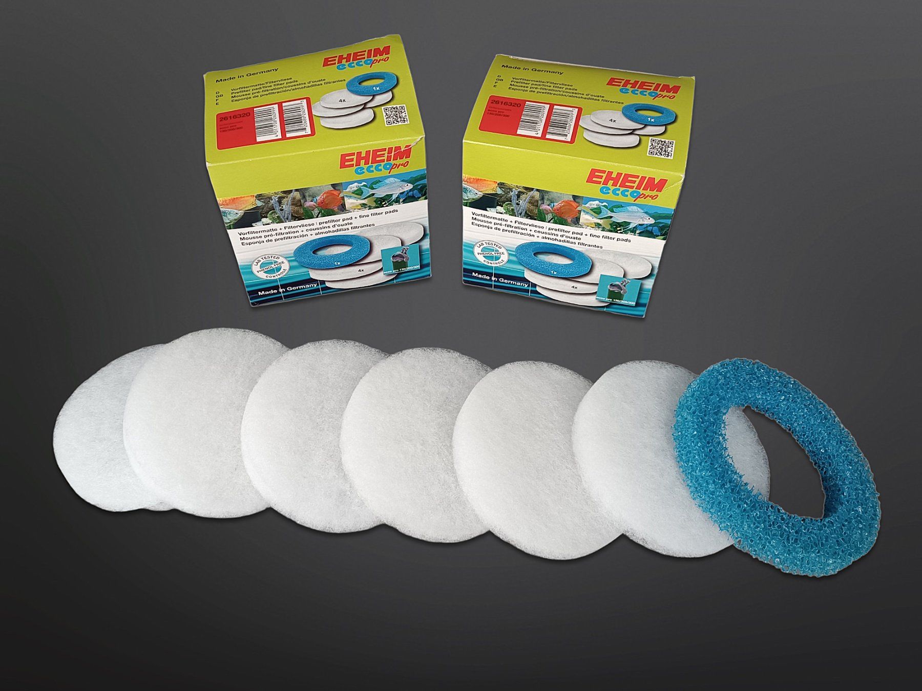 Eheim Filtri: EHEIM ECCO PRO Filterpads – Usato da Suhr venduto da Restwert_Suhr