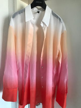 Marc Cain Sommerbluse Damen, Seide 26%, Coral Peach