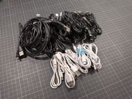 USB-C und micsoUSB Ladekabel (40 Stk)