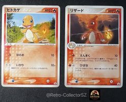 Pokemon Charmander Charmeleon Card 052 053 ADV-P Meiji JP