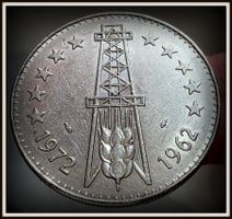 ALGERIEN 5 DINARS 1972