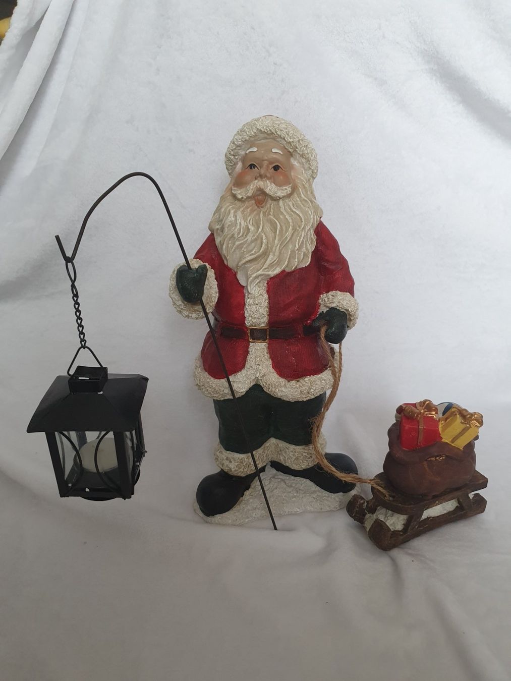 Alle Dekorationen: Nikolaus mit Schlitten und Laterne - Deko - 36 cm – Gebraucht aus Auw von beretta1966 5