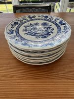 8 Teller Zwiebelmuster Lorenz Hutschenreuther 24cm guter Zus