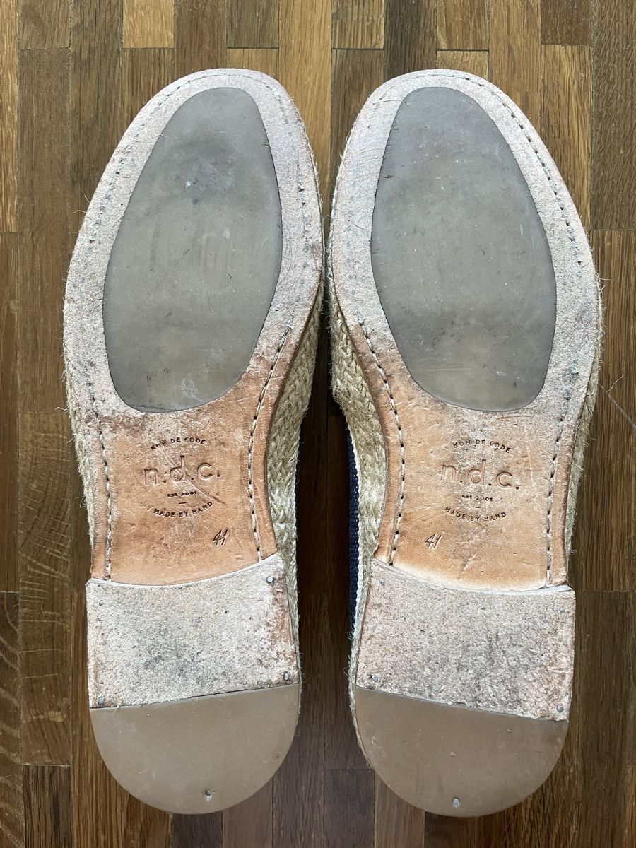 Scarpe da uomo: N.D.C. Espadrille mit Ledersohle / 41 – Usato da Zürich venduto da Anil_sag 4