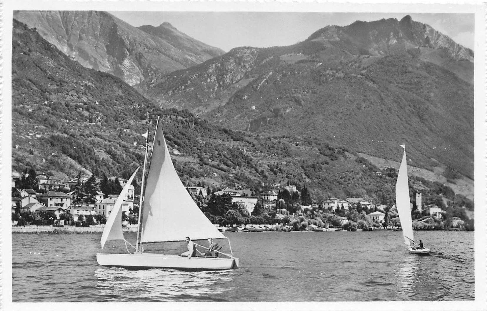 Ansichtskarten: Locarno Muralto barca – Gebraucht aus Biasca von Blenio71