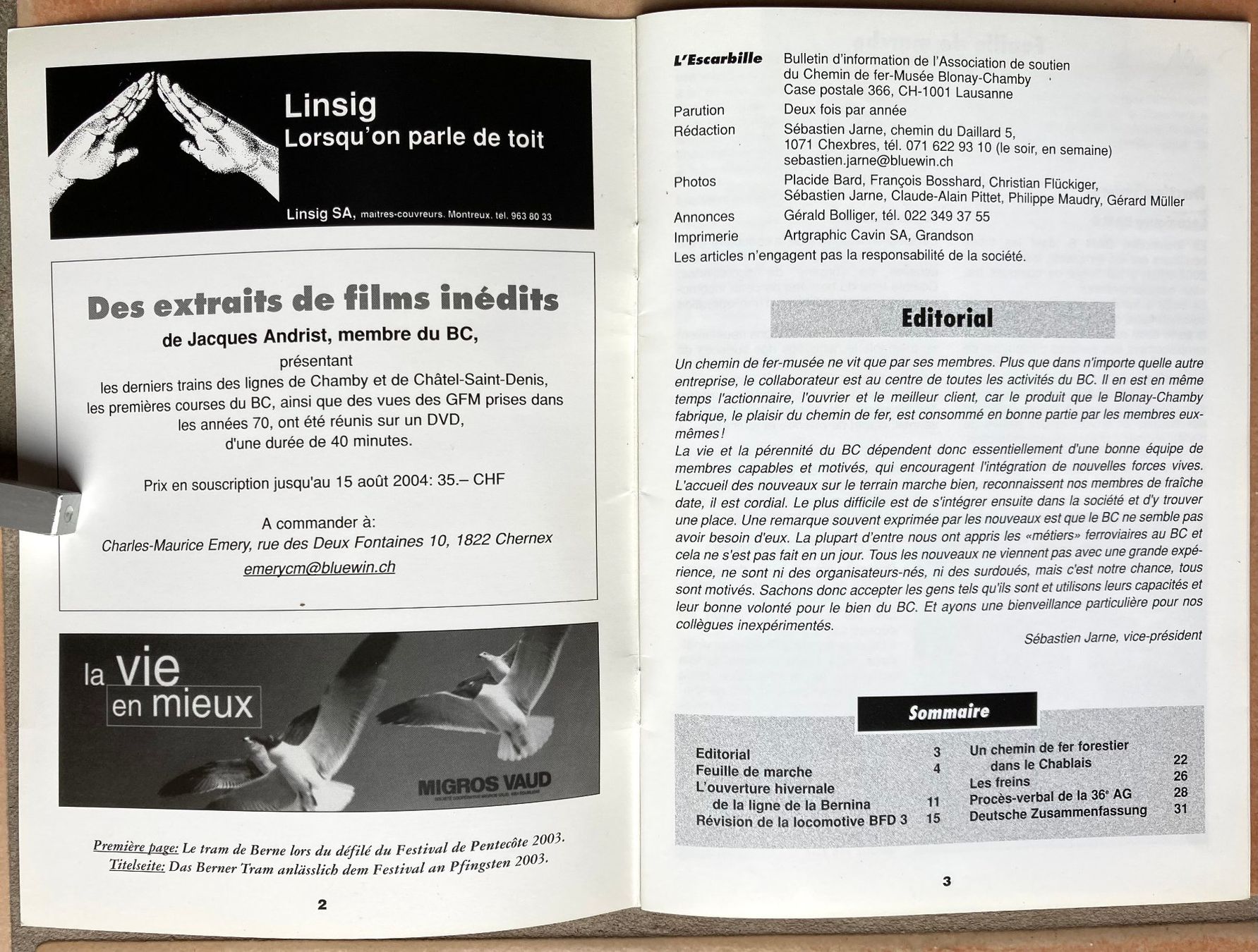 Zeitschriften & Magazine: L'Escarbille N° 76, 2004 – Gebraucht aus Versoix von Decapod 1