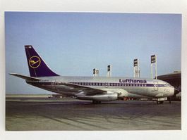 Postcard B737-230 advanced Lufthansa