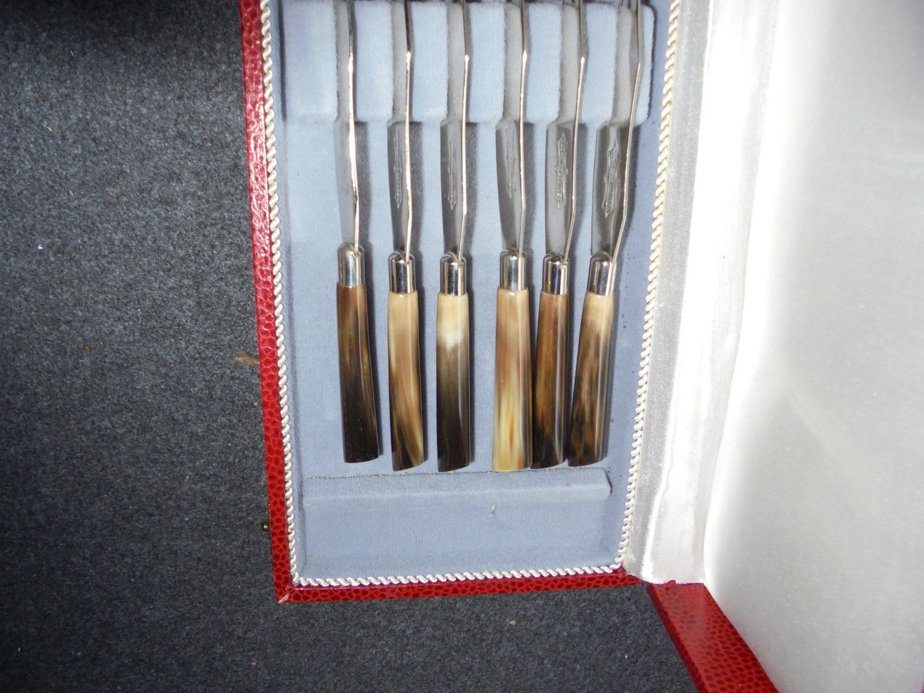Messer: Frucht Messerset "DUCHATIUS BRONGE" Theodor Meyer&Co. Bern – Gebraucht aus Rüschegg-Heubach von Ofen111 5