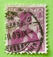  Nr.122 Brustbild der Helvetia mit Schwert GESTEMPELT    