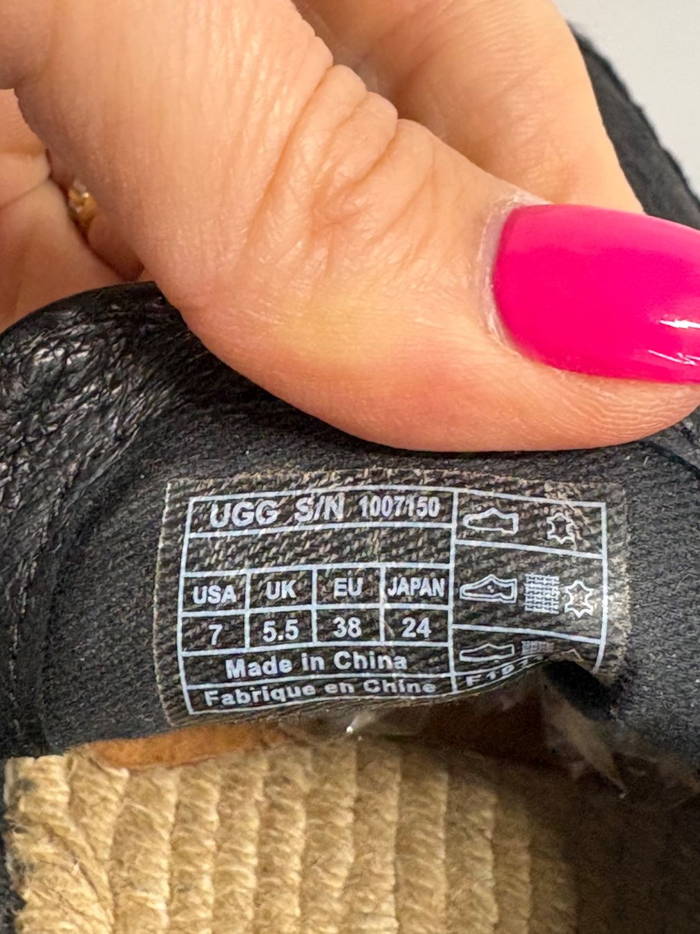 Ugg Scarpe da donna: UGG Espadrilles schwarz Gr. 38 Slipper Fell Sandrinne – Nuovo (secondo la descrizione) da Regensdorf venduto da secondchancefashion 7