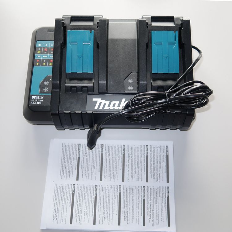 4A DC18RD Dual Port ersetzen Makita Ladegerät Doppel Ladegerät Schnellladegerät für 14.4V-18V 110 V~240V Makita Liion Akku BL1815 BL1820 BL1830 BL1840 4A DC18RD Dual Port ersetzen Makita Ladegerät Doppel Ladegerät Schnellladegerät für 14.4V-18V 110 V~240V Makita Liion Akku BL1815 BL1820 BL1830 BL1840