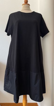 Robe tunique noire COS taille M, bi matières