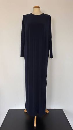 Kleid/Abaya blau elastisch 