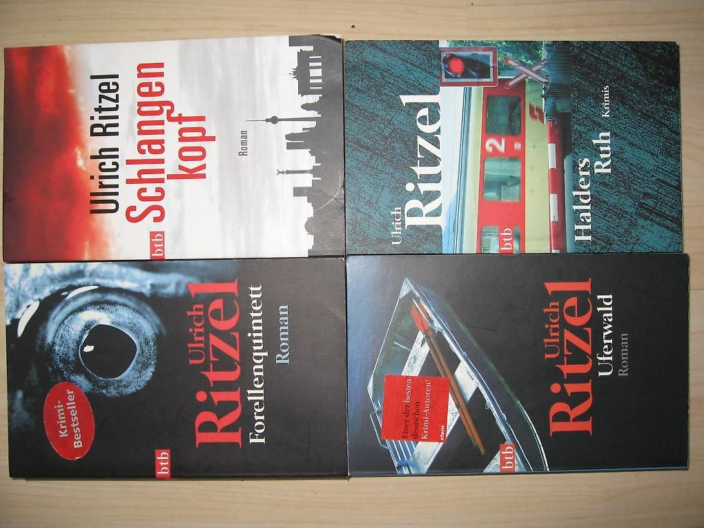 Libri: 4 weitere Thriller von Ulrich Ritzel – Usato da Zürich venduto da Biker612