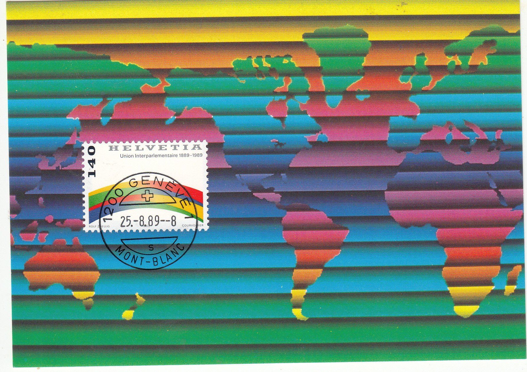 Tous les timbres: 5 Maximumkarten 1989 – D'occasion à Herrliberg par Lfrifda 2