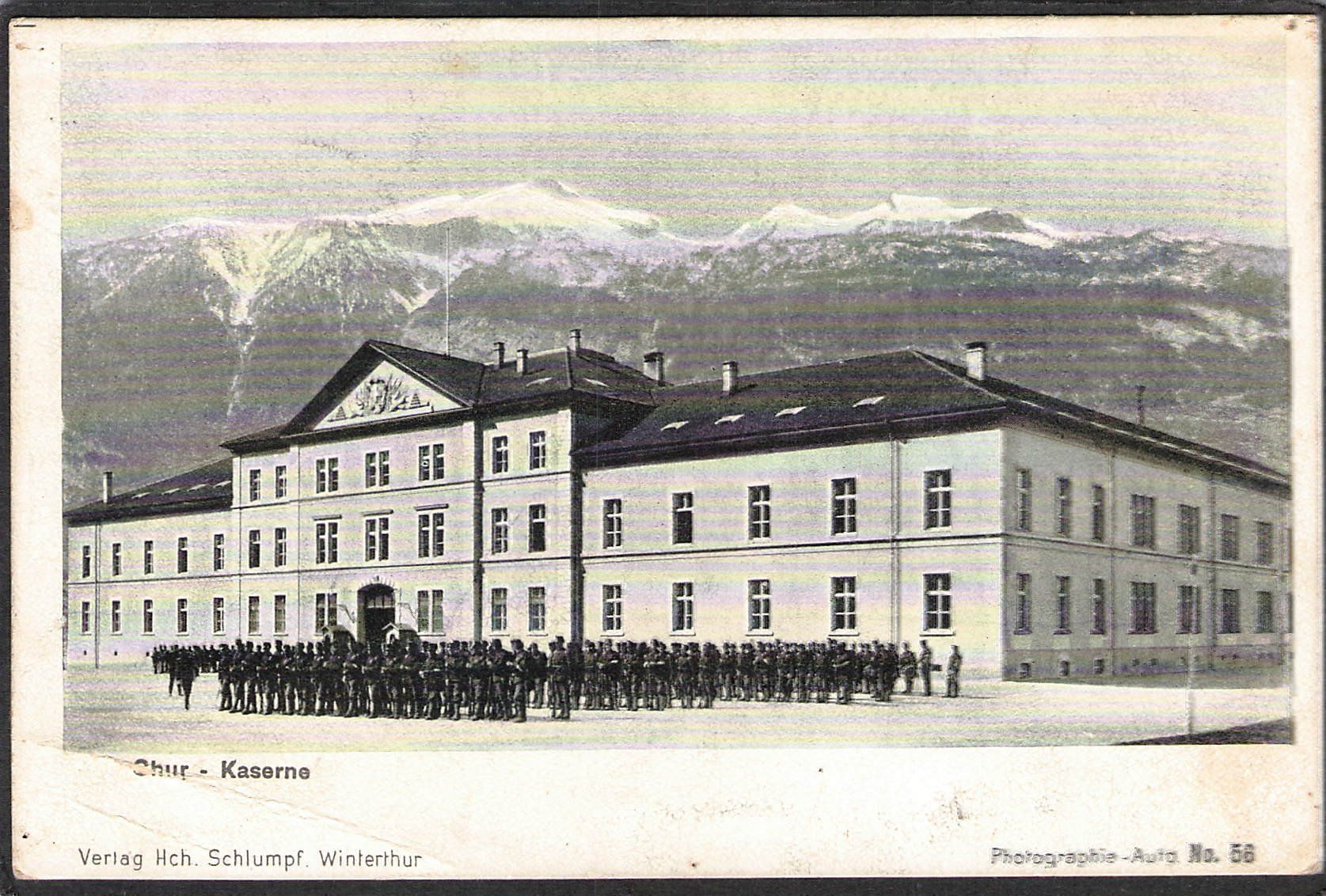 Cartoline postali: - Chur Kaserne , 1903 – Usato da Reichenburg venduto da Pipo-67