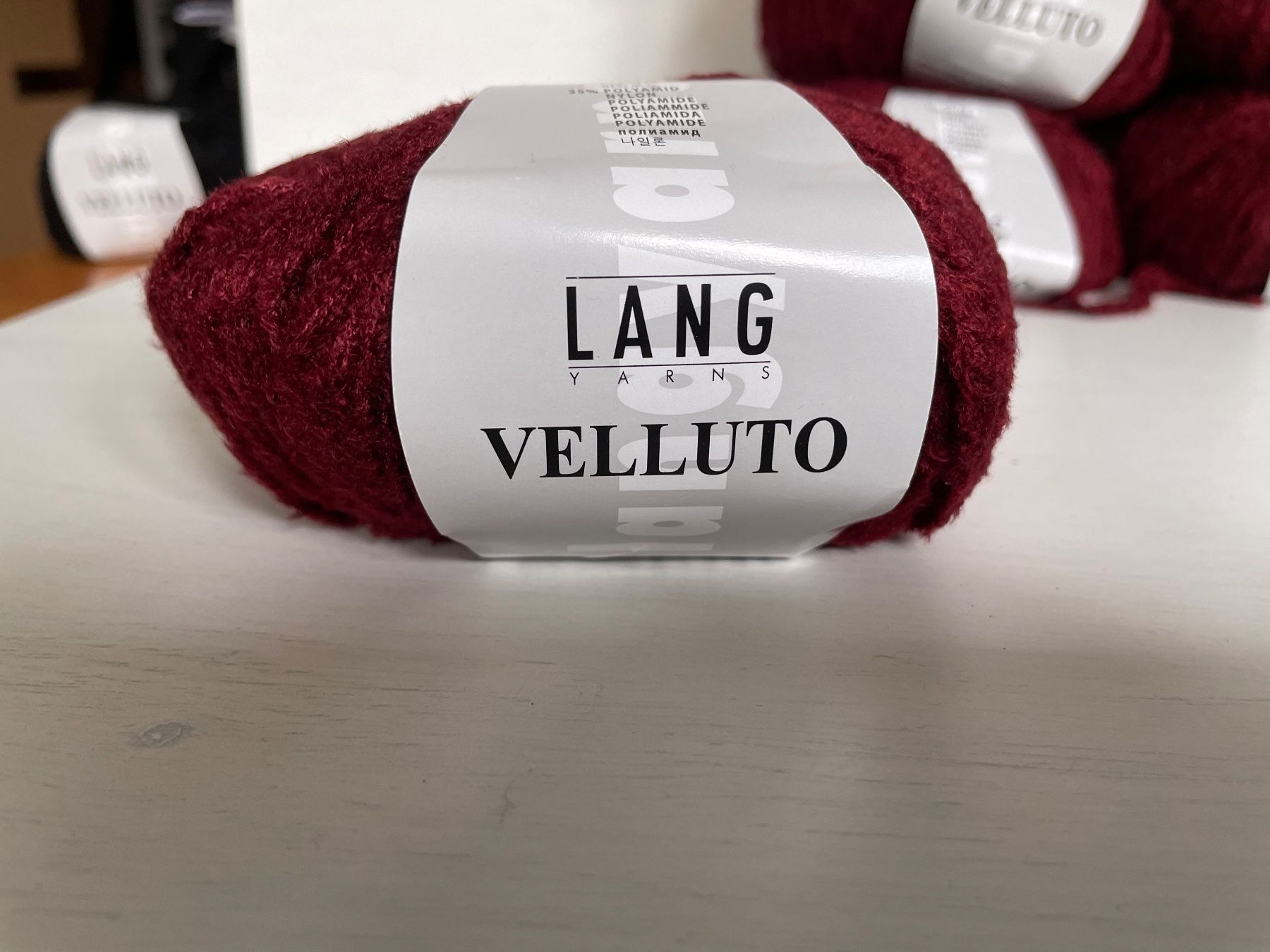 Lana: 1 Knäuel Lang Velluto – Nuovo e nell'imballaggio originale da Büsserach venduto da bor_s88m
