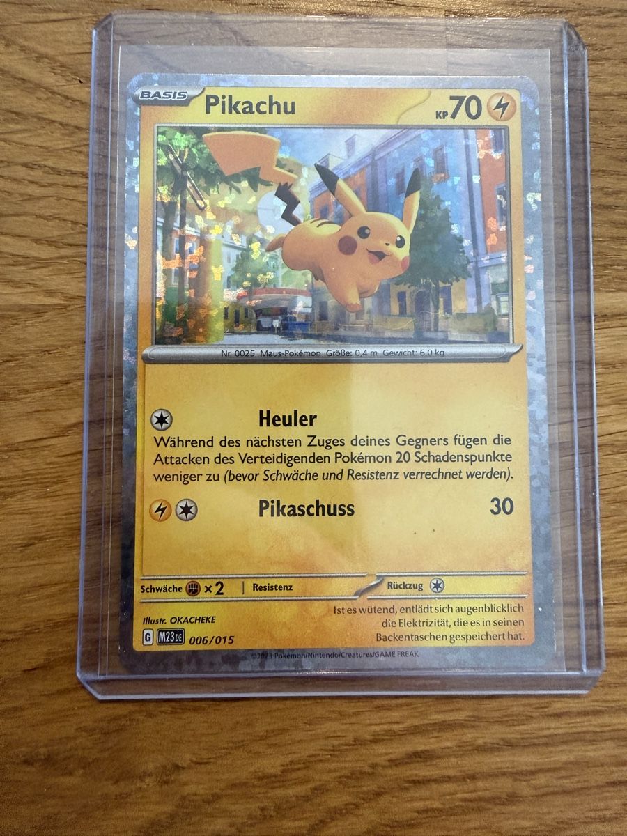 Pokémon Cartes à collectionner: Pikachu 6/15 – D'occasion à Amriswil par sim_nlb6
