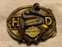 Harley Davidson Gurtschnalle Buckle HOG Motorcycles Vintage
