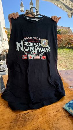 Geographical Norway Herren T-Shirt Dunkelblau Gr. XXXL