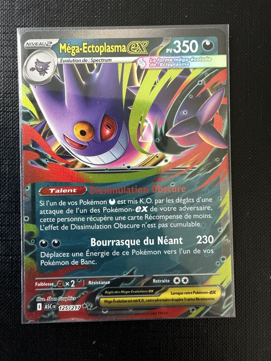 Pokémon Carte collezionabili: Méga-Ectoplasma ex #125 ASC FR – Nuovo (secondo la descrizione) da Savigny venduto da Matgab94