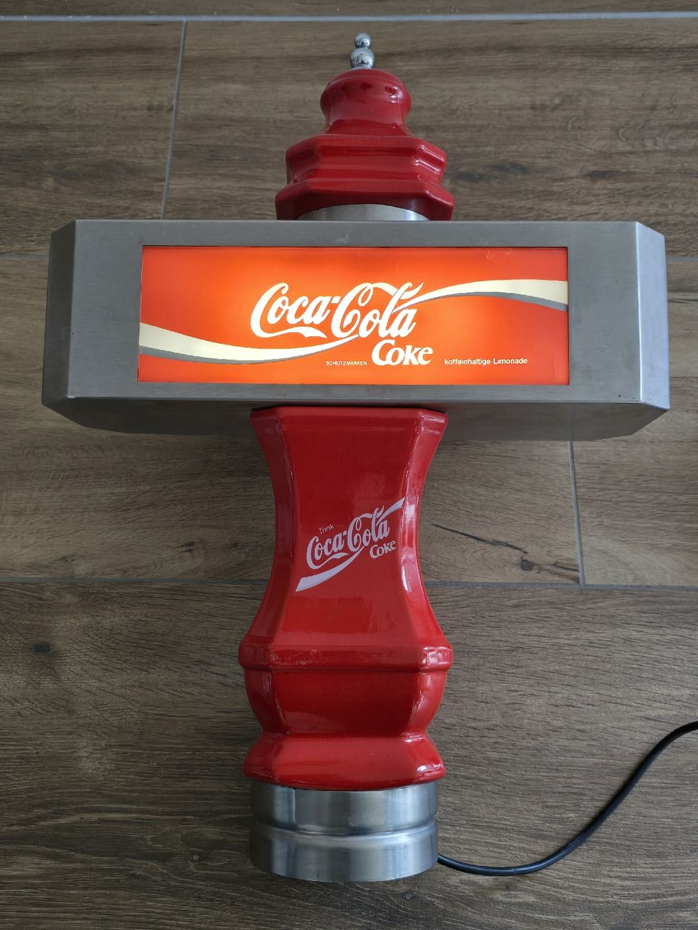 Coca-Cola Altro per Gastronomia & Hotel: Lampe Coca-Cola tireuse, originale, parfait pour décorer – Usato da Cormagens venduto da Belzebut 1
