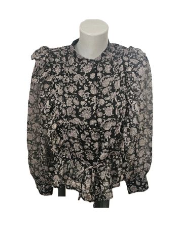 Bluse / Blusen Shirt Gr. XS Business Chic MNG MANGO Paisley