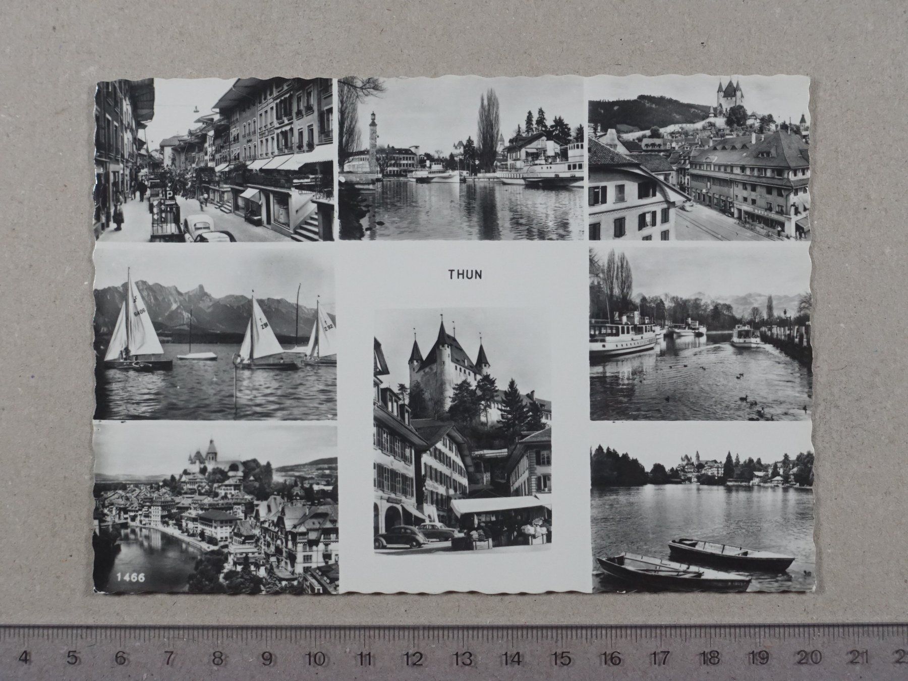 Ansichtskarten: Thun, 1968 – Gebraucht aus Lenzburg von fh1