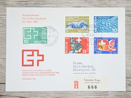 CL18 Enveloppe + Timbre Suisse 1964