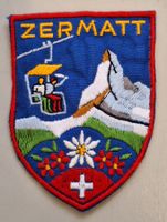 23b/ Zermatt Stoff Wappen Badge Aufnäher St.Gallen Stickerei