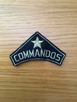 Badge brodé "Commandos" / gesticktes Abzeichen "Commandos"