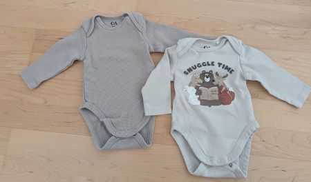 Body langarm 2er-Set Grösse 62 super Zustand, wie neu