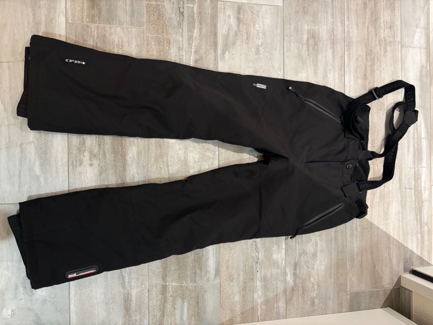 Sci: Icepeak schwarze Skihose – Usato da Duebendorf venduto da tom_lp2m
