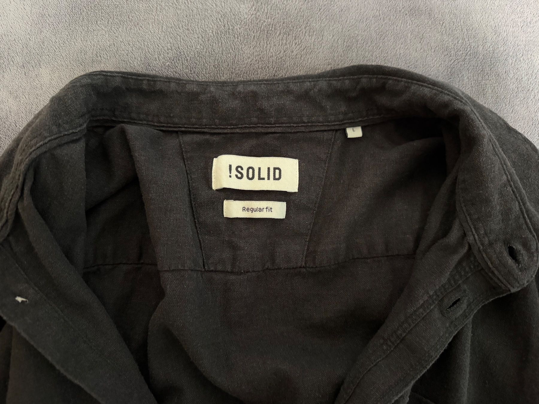 Camicie: Solid - SDALLAN LINEN MIX - Hemd - true black – Usato da Langenthal venduto da Laesu 3
