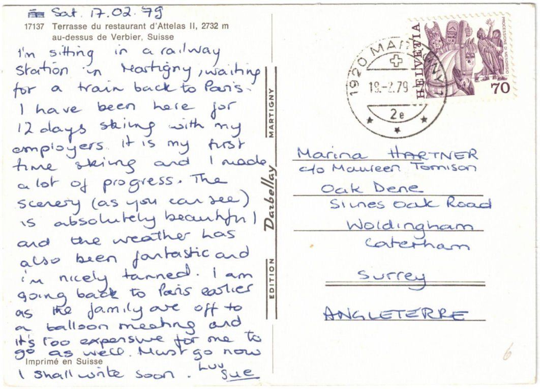 Cartoline postali: Verbier - Gondelbahn Attelas – Usato da Binningen venduto da Mountainrider 1
