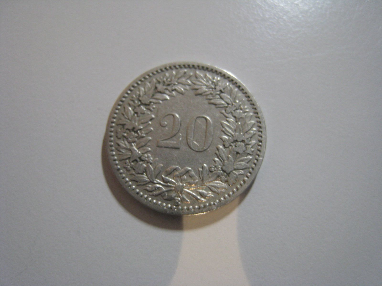 Tutti le monete: 20 Rappen 1891  ss+    (13) – Usato da Aarwangen venduto da Pinsel7890 1