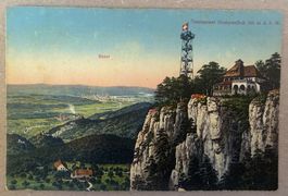 GEMPEN - Gempenfluh - Aussicht auf BASEL - Ansichtskarte