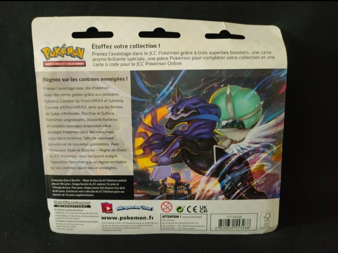 Pokémon Carte collezionabili: tripack Règne de Glace Édition Française – Nuovo e nell'imballaggio originale da Cudrefin venduto da Jnini12 1
