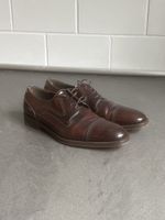 Ferragamo Brown Leather Dress Shoe - Size EU 44.5
