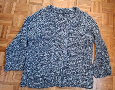 Jaquette Benetton gris chiné/Jacke Benetton grau meliert