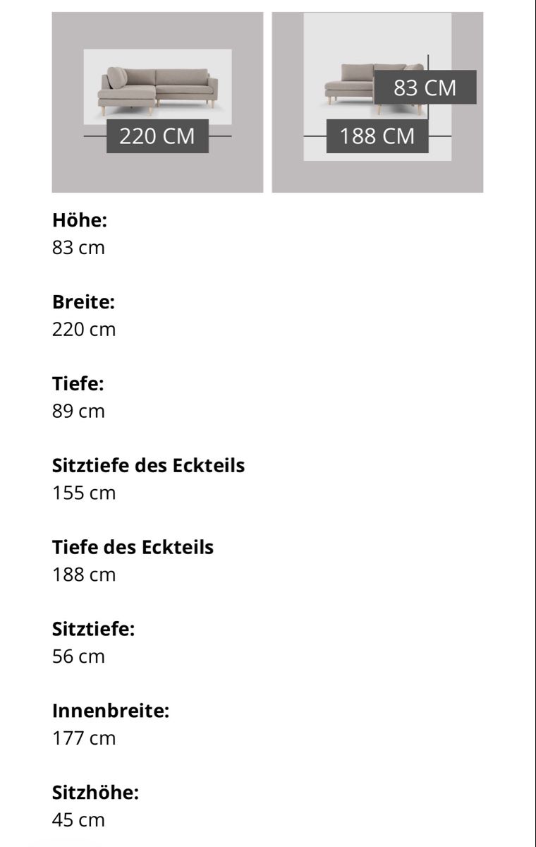 Divani: Ecksofa Top Zustand - Gemütlich & Modern – Nuovo (secondo la descrizione) da Basel venduto da gre_pyh8 2