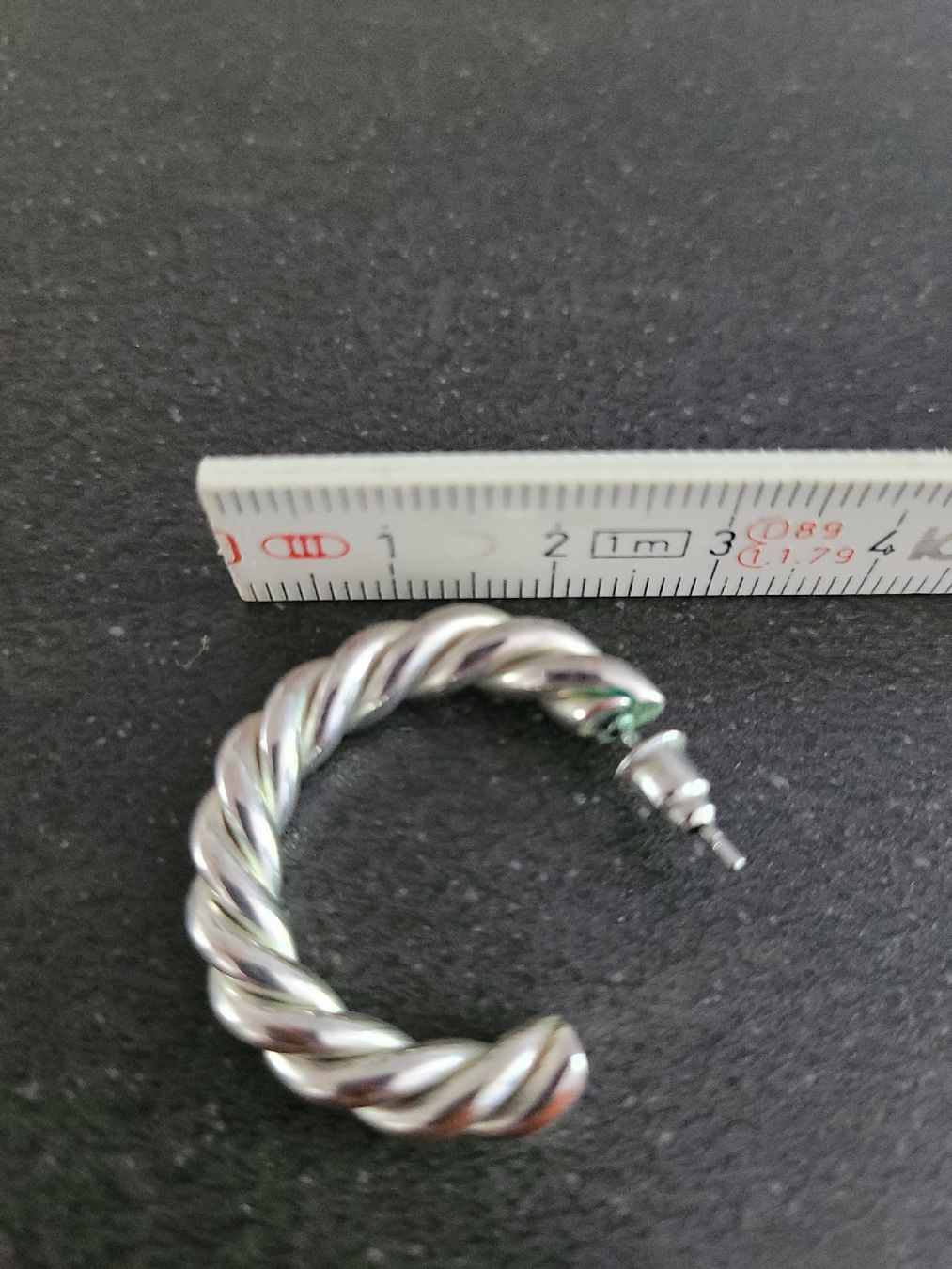Orecchini pendenti & Orecchini a lobo: Schmuck: Creolen, silberfarben – Usato da Büren NW venduto da nie_k6382 2