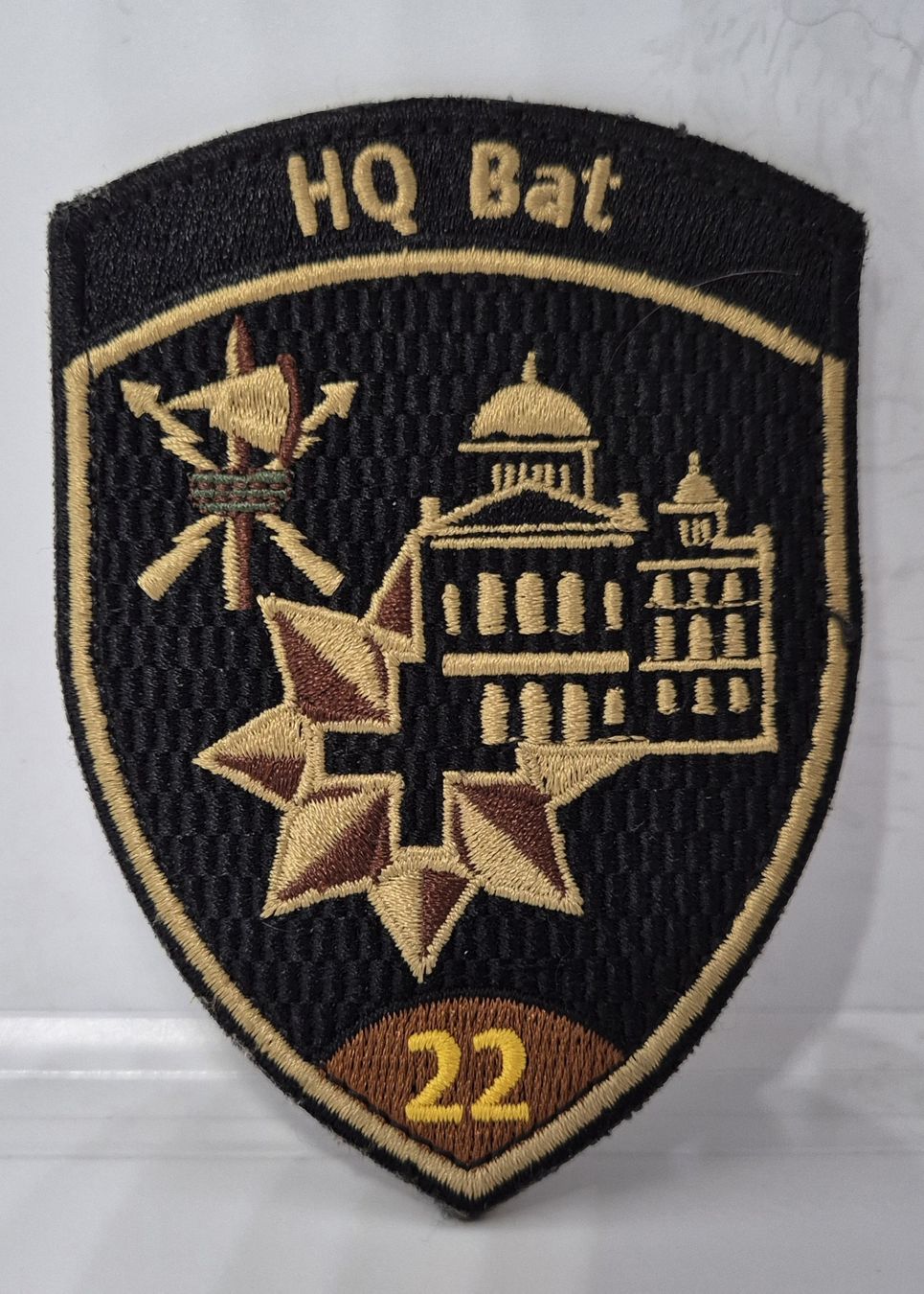 Schweizer Armee Plaketten & Abzeichen: Aufnäher HQ Bat 22 – Neu (gemäss Beschreibung) aus Kernenried von veyron223