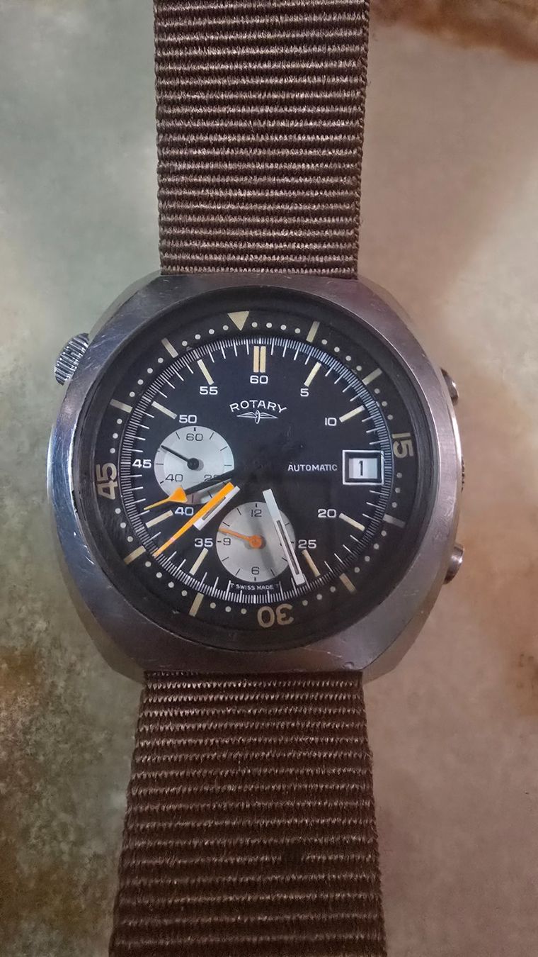 Rotary Orologi: 1341          Rotary 43mm Super Compressor chronograph, cal. – Usato da Geneve venduto da Durmo1976 3